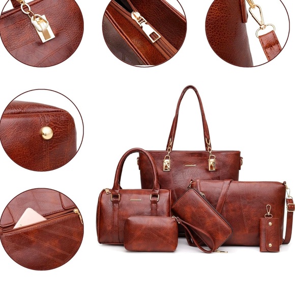 2E-youth Designer Purses and Handbags for Women Satchel Shoulder Bag - Picture 2 of 6